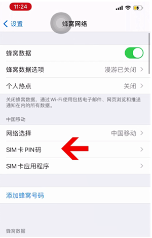 德化苹果14维修网分享如何给iPhone14的SIM卡设置密码 